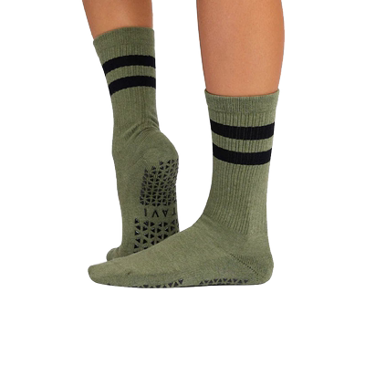 toesox tavi联名款中筒运动袜防滑吸汗透气运动瑜伽跑步袜女Kai