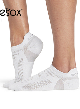 toesox tavi低帮运动袜健身袜瑜伽透气吸汗普拉提袜子Sport Grip