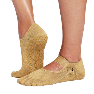 toesox瑜伽袜专业五指袜防滑普拉提舞蹈防滑颗粒运动五指袜Mia