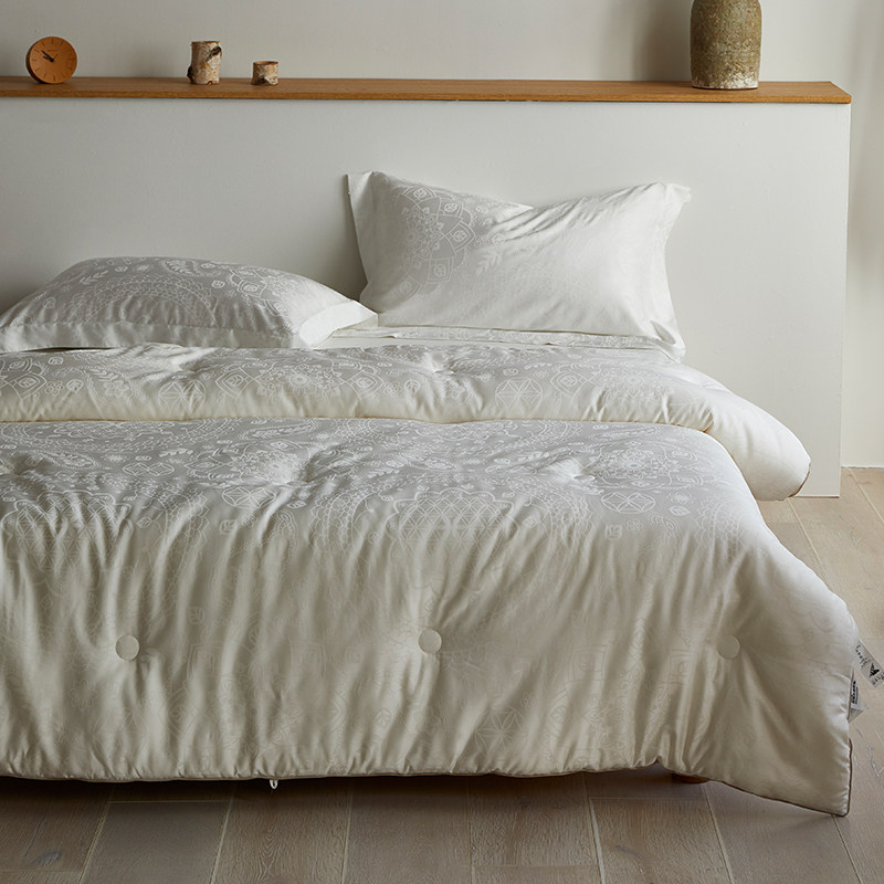 团购 提花春秋被芯加厚子母被 高端35%大豆纤维冬被单人被双人被,床上用品,化纤被,淘宝优惠券,粉丝福利购,淘宝优惠卷