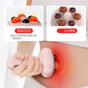 砭石揉腹仪儿童电自动腹部按摩通用促进肠蠕动艾身体益生肚子神器