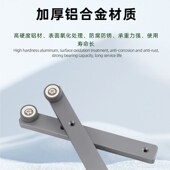 书柜上翻隐藏折叠柜门一拉得隐形回旋门侧拉轨道内藏导轨五金配件