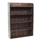 烧桐木实木茶杯架子多宝阁置物架收纳柜茶壶博古架茶具配件可壁挂