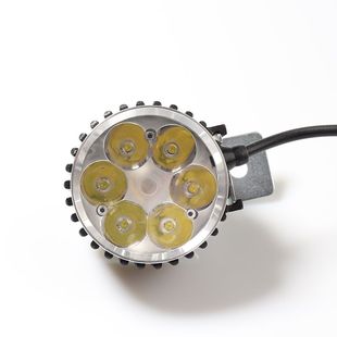 代驾车灯折叠车电动自行车大灯强光led前照明灯喇叭灯射灯48V60V