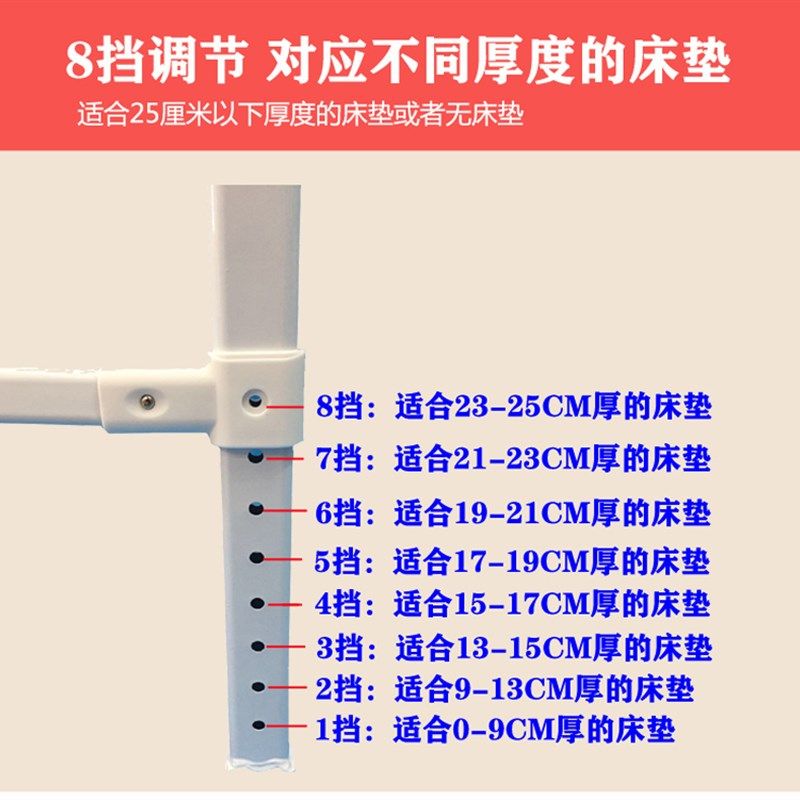 1米0.8米床围栏定制尺寸长度订做婴儿床护栏床尾挡板小床围栏加高