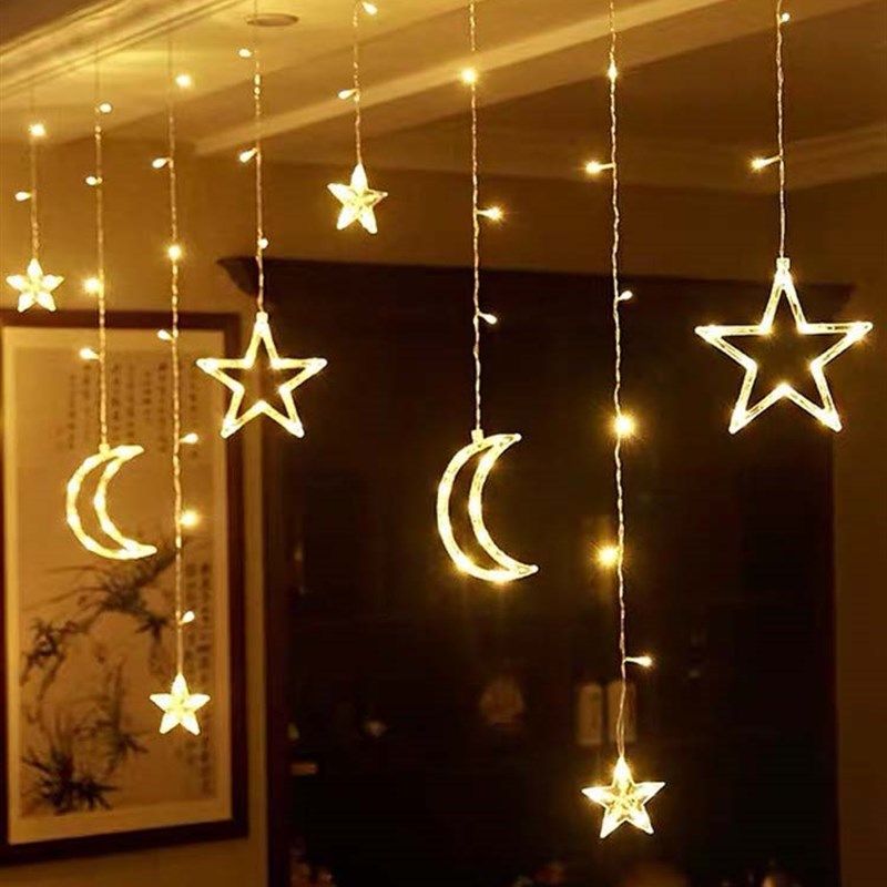 LED星星灯露营氛围灯卧室装饰生日场景布置小彩灯闪灯串灯满天星,节庆用品/礼品,装饰灯,淘宝优惠券,粉丝福利购,淘宝优惠卷