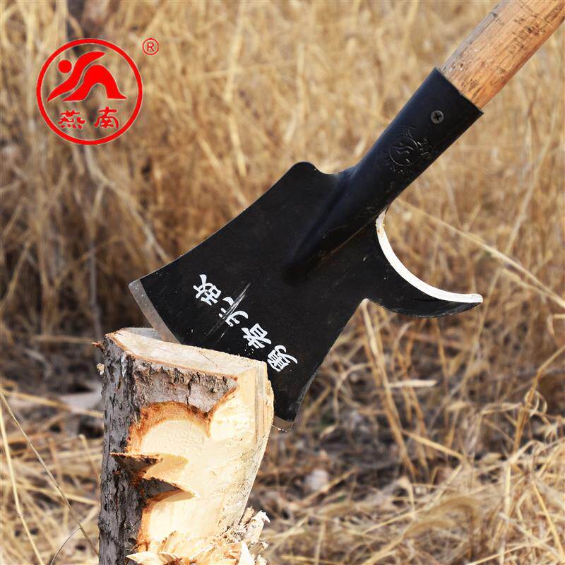 燕南修树铲工兵铲修树枝工具户外铲子木柄镰刀钩镰铲锰钢园艺包邮
