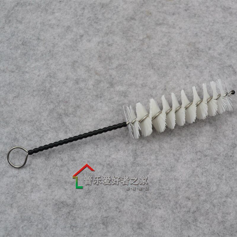 小号 通条 活塞筒 刷 子 清洁活塞刷 圆号 次中音 长号 铜管乐器