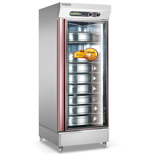 鑫盛蒸笼发酵箱商用10盘20层馒头蒸笼式发酵柜包子醒发箱单双门