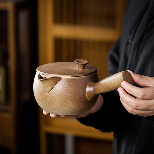 围炉煮茶室内家用陶土炭火炉套装罐罐茶壶煮茶炉器具户外温茶壶