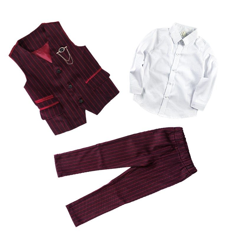 儿童礼服马甲套装男童西服中大童主持人服装男钢琴表演服2024新款,童装/婴儿装/亲子装,儿童礼服,淘宝优惠券,粉丝福利购,淘宝优惠卷