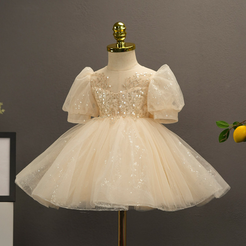儿童礼服女孩主持人宝宝生日公主裙女童钢琴演出服花童洋气婚纱夏,童装/婴儿装/亲子装,儿童礼服,淘宝优惠券,粉丝福利购,淘宝优惠卷