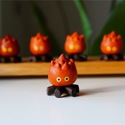 Joe/小火堆摆件可爱原木创意礼物家居装饰火苗车载桌面摆件