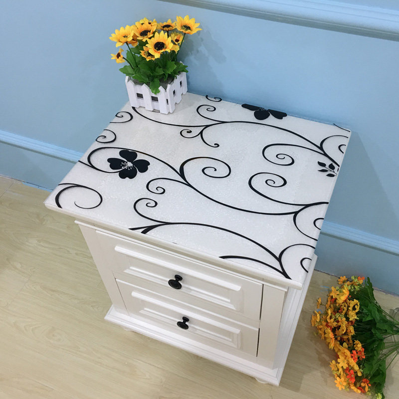 加厚PVC防水防油桌布软塑料玻璃桌垫床头柜电视柜盖布餐桌茶几垫,居家布艺,桌布,淘宝优惠券,粉丝福利购,淘宝优惠卷