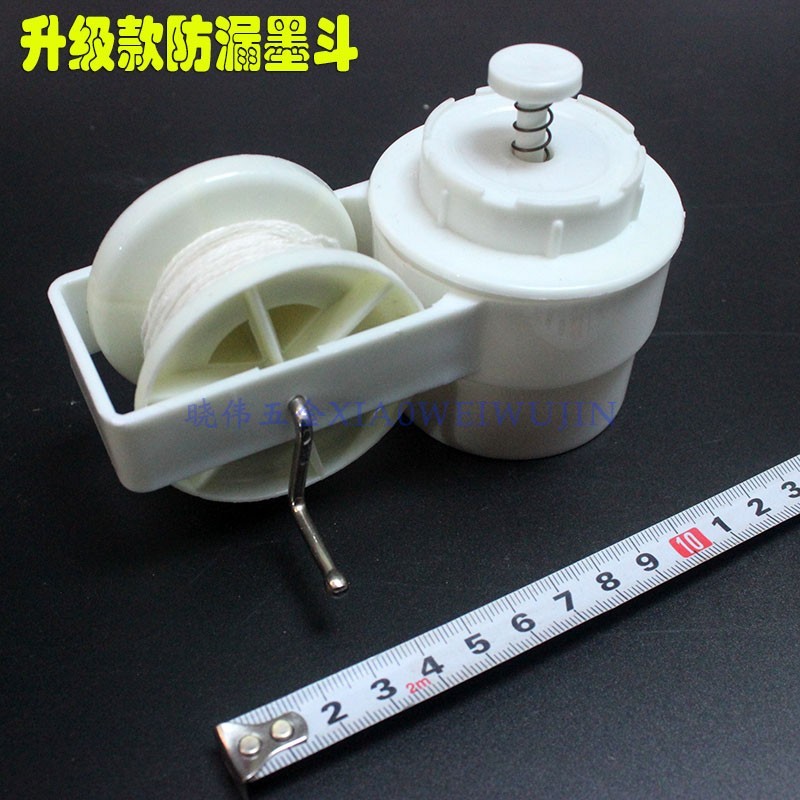 木头墨斗手摇木工划线器木匠专用墨盒线斗弹线墨斗工地放线工具