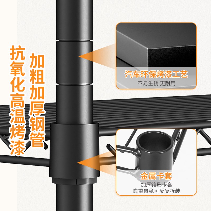 川井衣架落地挂衣架双层卧室衣帽架家用简易收纳架宿舍全挂置物架