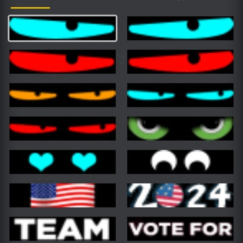 大货车恶魔之眼汽车灯货车挂车玻璃led灯柔性显示屏全彩智能车贴