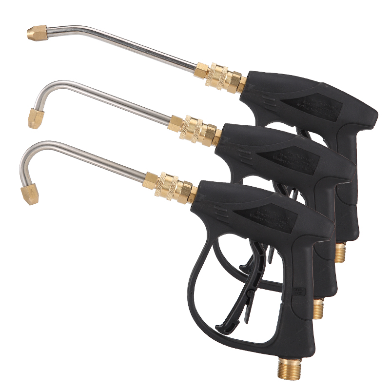 高压家用洗车机空调弯管不锈钢铜水枪扇形喷头配件冲洗车底盘顶棚