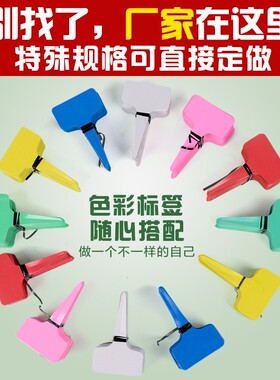 100张PVC塑料标签花卉标签花卉标牌绿植多肉标签兰花标签