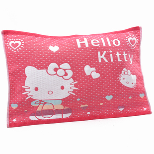 纯棉卡通儿童小孩枕巾 纱布柔软透气 幼儿园宝宝小号中号包邮