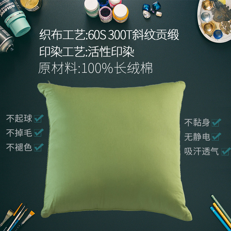 定制抱枕套靠枕套靠垫罩床头订制沙发小靠背套不含芯大号车用汽车