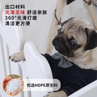 QTA狗笼子自由组装室内宠物围栏狗栅栏狗窝中小型犬狗围栏狗护栏