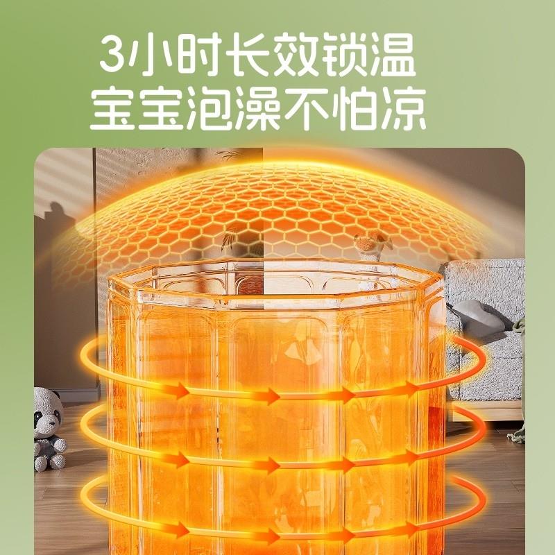 婴儿游泳桶儿童泡澡桶洗澡桶家用游泳池宝宝可折叠大人新生儿浴盆