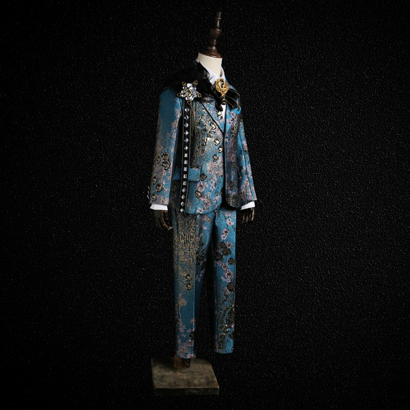 童西装模特走秀礼服时装套装男童个性舞台演出服T台表演出售
