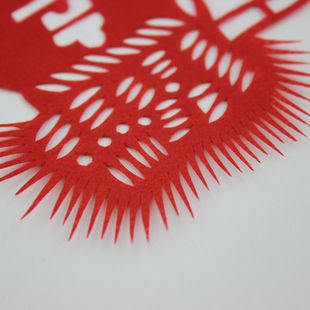 手工剪纸画窗花工艺品民俗风情陕北民歌剪纸旅游纪念品家居装饰