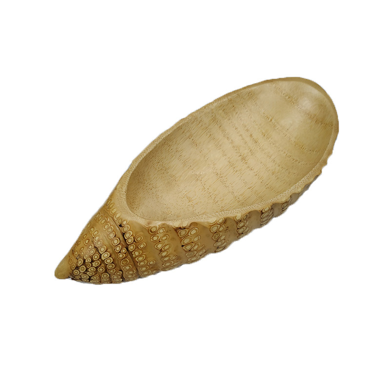 竹根水果盘竹制品茶具超大根雕中号点心盘酒店餐具竹头竹器工艺品