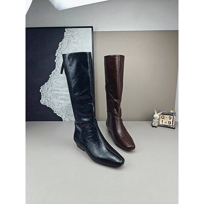 平底百搭长筒靴2025新款女款秋款靴子女爆款长靴不累脚时装鞋高靴