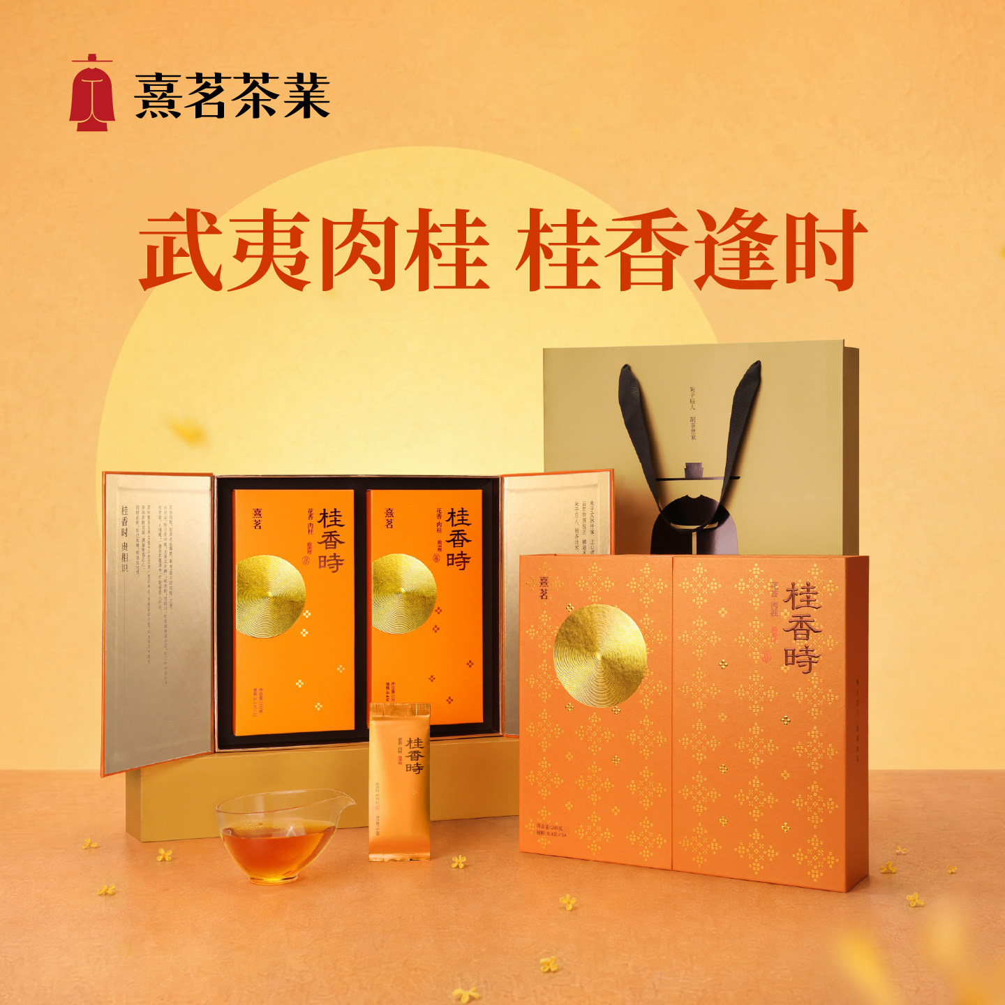 熹茗武夷岩茶肉桂茶叶送礼高档