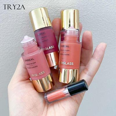 Hourglass新品液体腮红小样小滴管腮红scene氧气白桃vision玫瑰色