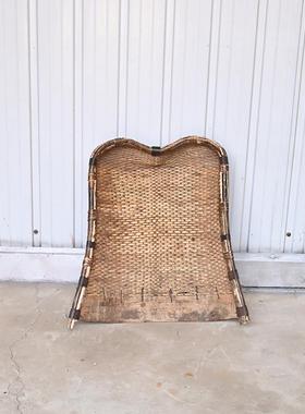 农耕农具老物件套装木风车木犁播种机提篮农家院装饰摆件影视道具