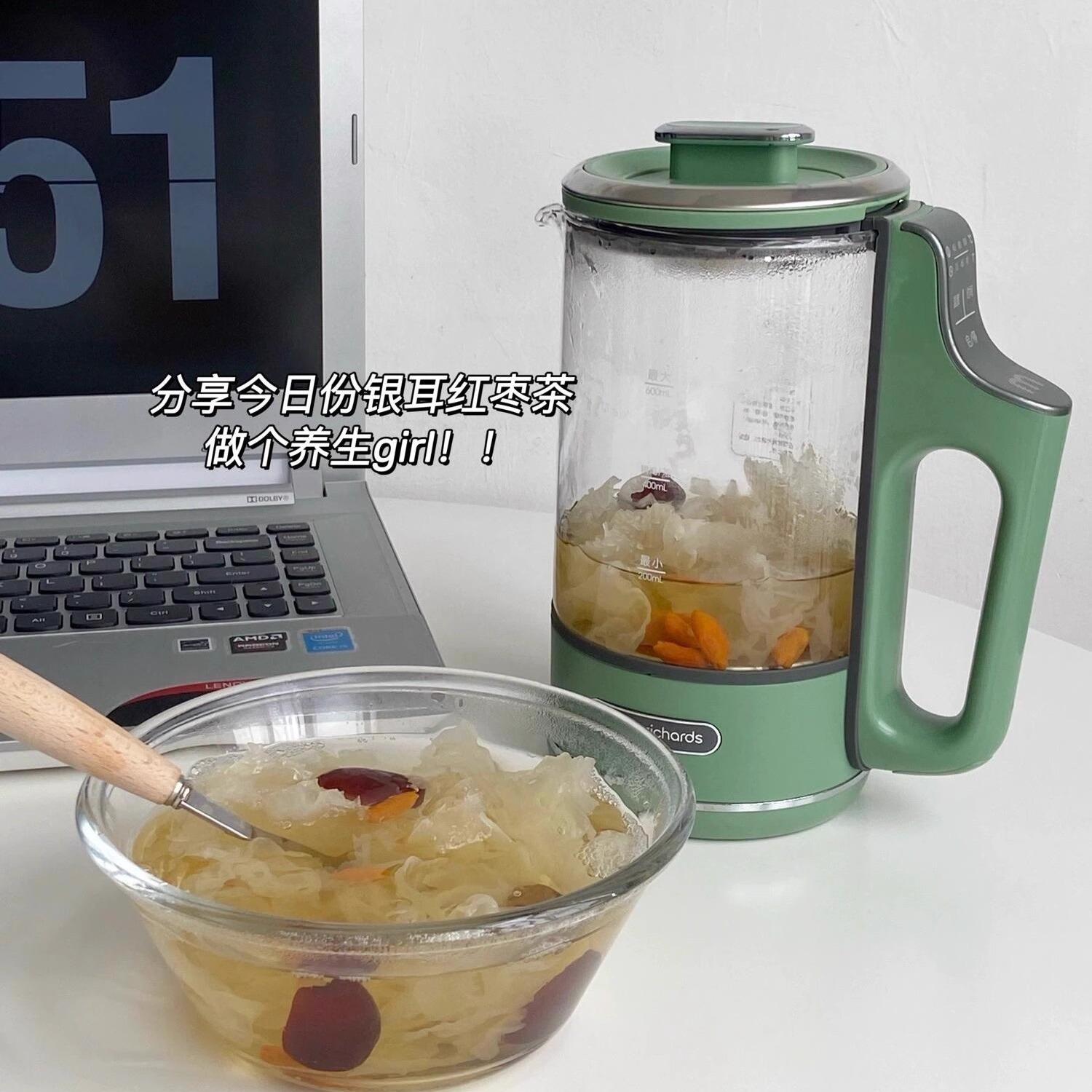 摩飞养生壶6086办公室小型煮茶器花茶家用烧水壶多功能便携养生杯