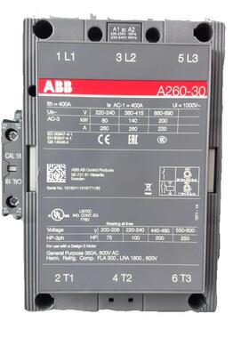 ABB交流接触器AF145/185/210/260/300/400/460/580/750/1250/30