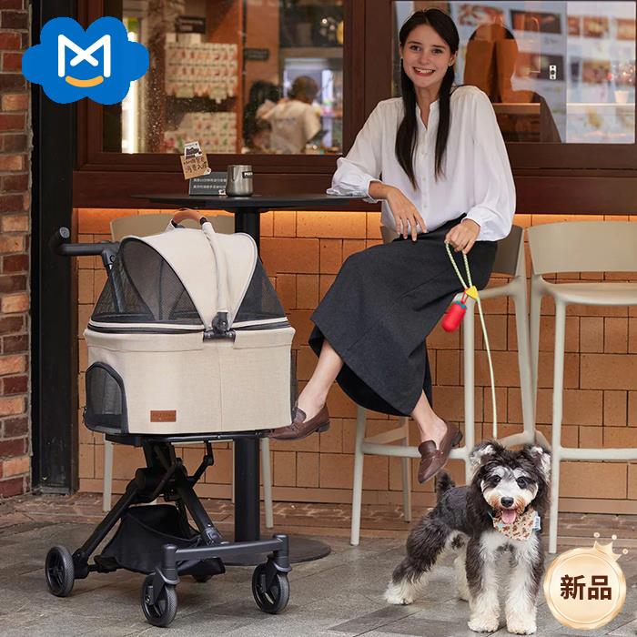 M1EYY宠物推车可分离提篮可拆洗小型遛狗车猫推车外出轻便手推车
