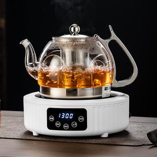 玻润电磁炉玻璃烧水壶煮茶壶泡茶家用加厚不锈钢煮水壶电陶炉套装