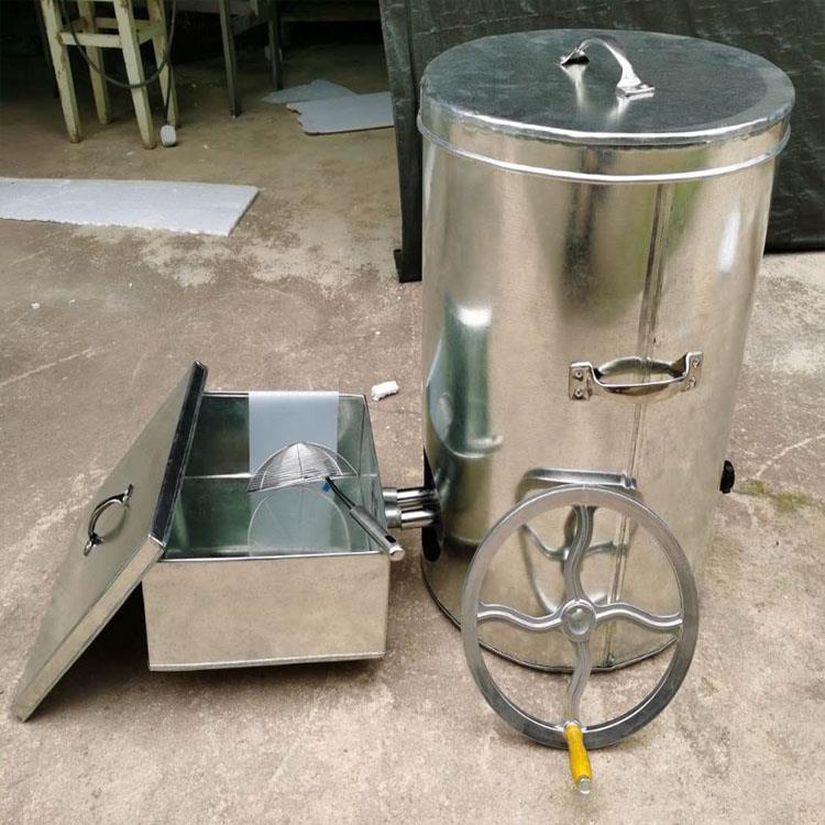 手摇餈粑机铁皮桶 48V电动餈粑机无电瓶 高效率制作机 商用厨房设