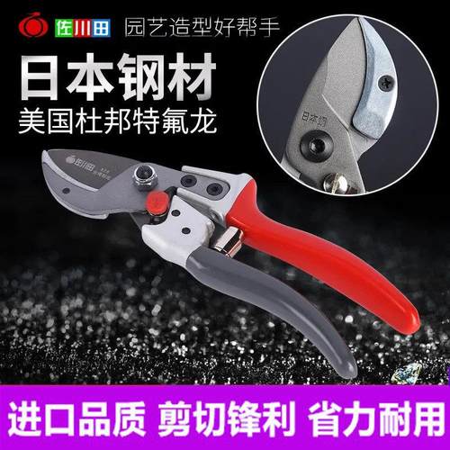 台湾佐川田修枝剪刀花卉花艺省力剪子粗枝剪果树园林工具强力剪刀