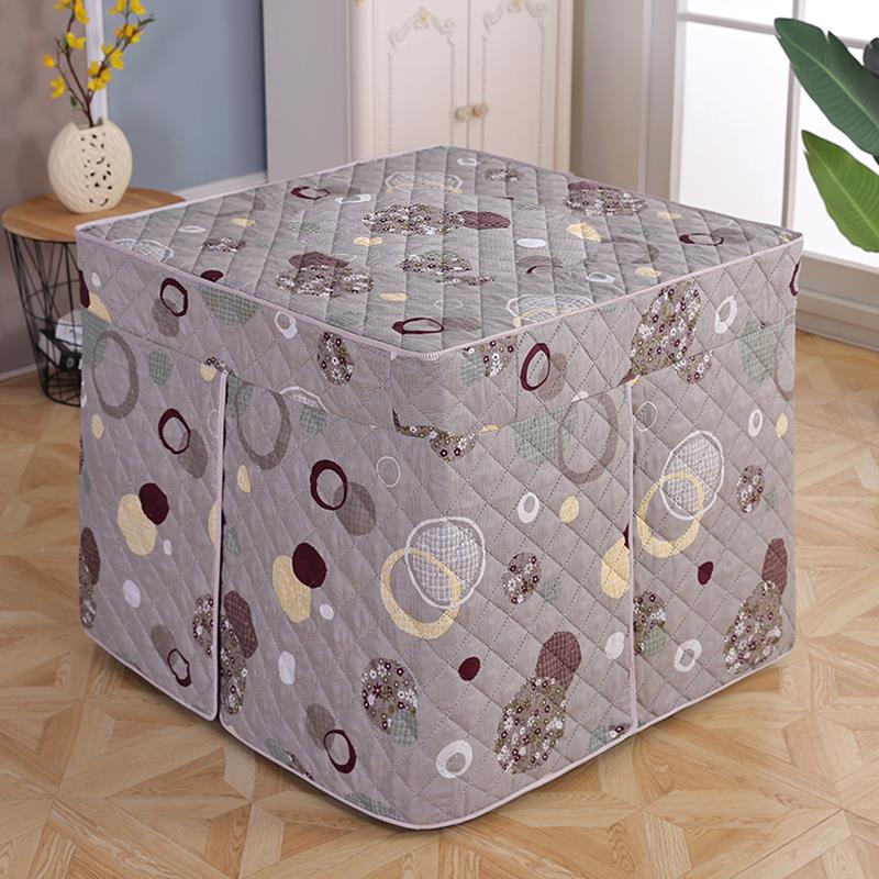 烤火桌罩套80x80新款电炉子罩套正方形加厚电烤炉套罩X取暖桌罩套