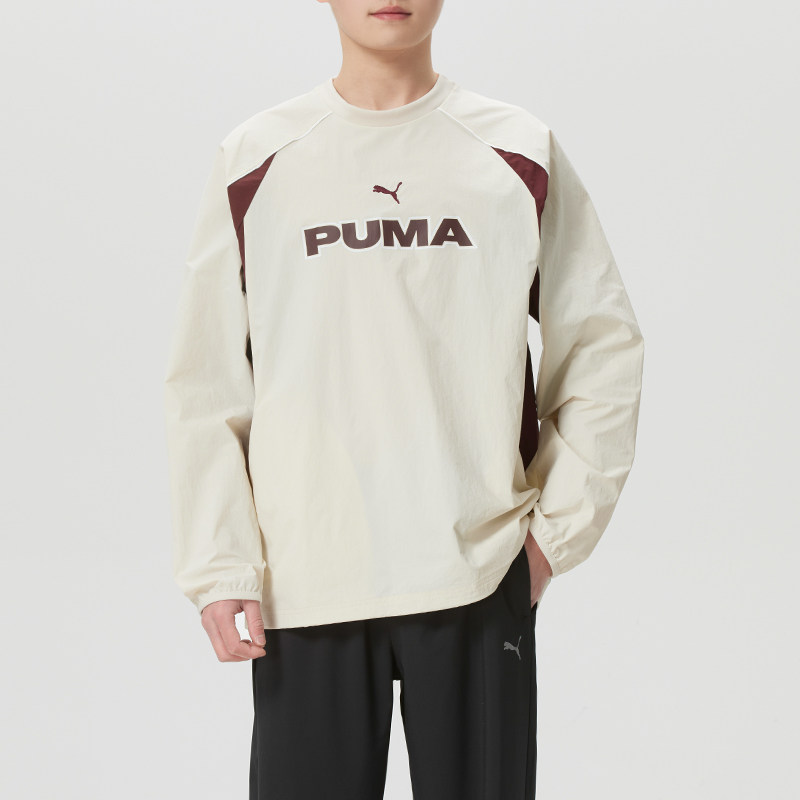 PUMA彪马卫衣男装女装2026春季新款长袖套头衫运动服 636281-87