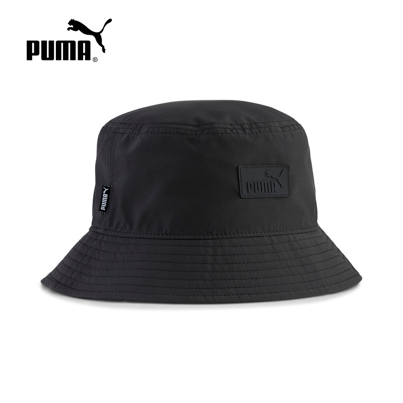 PUMA彪马运动帽男女户外徒步休闲刺绣帽渔夫帽遮阳帽 026405-01