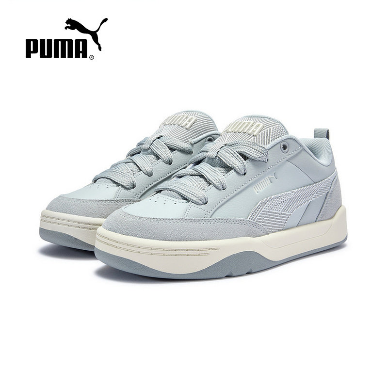 PUMA彪马复古廓形面包鞋春PARK宽版鞋带立体刺绣板鞋 406