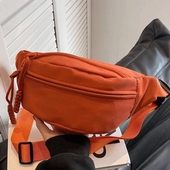 夏季 大促斜挎胸包学生休闲包男女新款 夏天运动斜挎包简约ins腰包