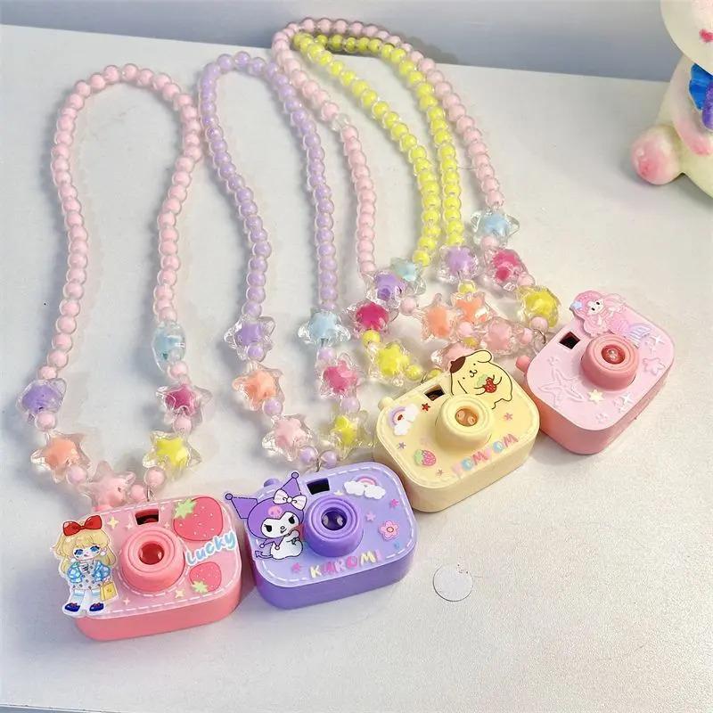 儿童投影相机项链儿童串珠项链首