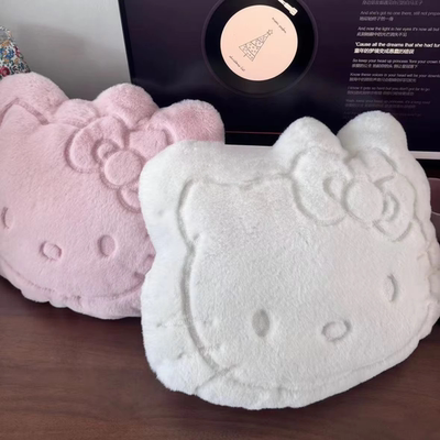 可爱KT猫抱枕毛绒玩具大头靠垫少女心抱睡玩偶送女生日礼物