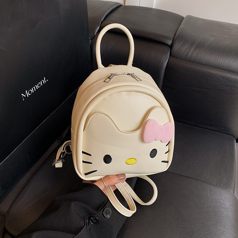 ins风甜妹天菜可爱Kitty猫双肩包