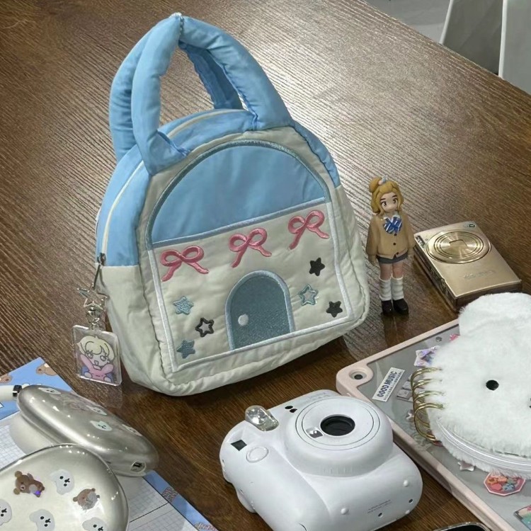 拍立得刺绣MINI7SMINI8相机包便捷手提收纳包保护套可爱便捷包ins