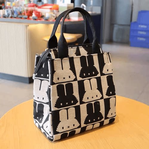 运动包包袋子简约日系饭盒上班百搭小便当清新妈咪加厚结实小拎包